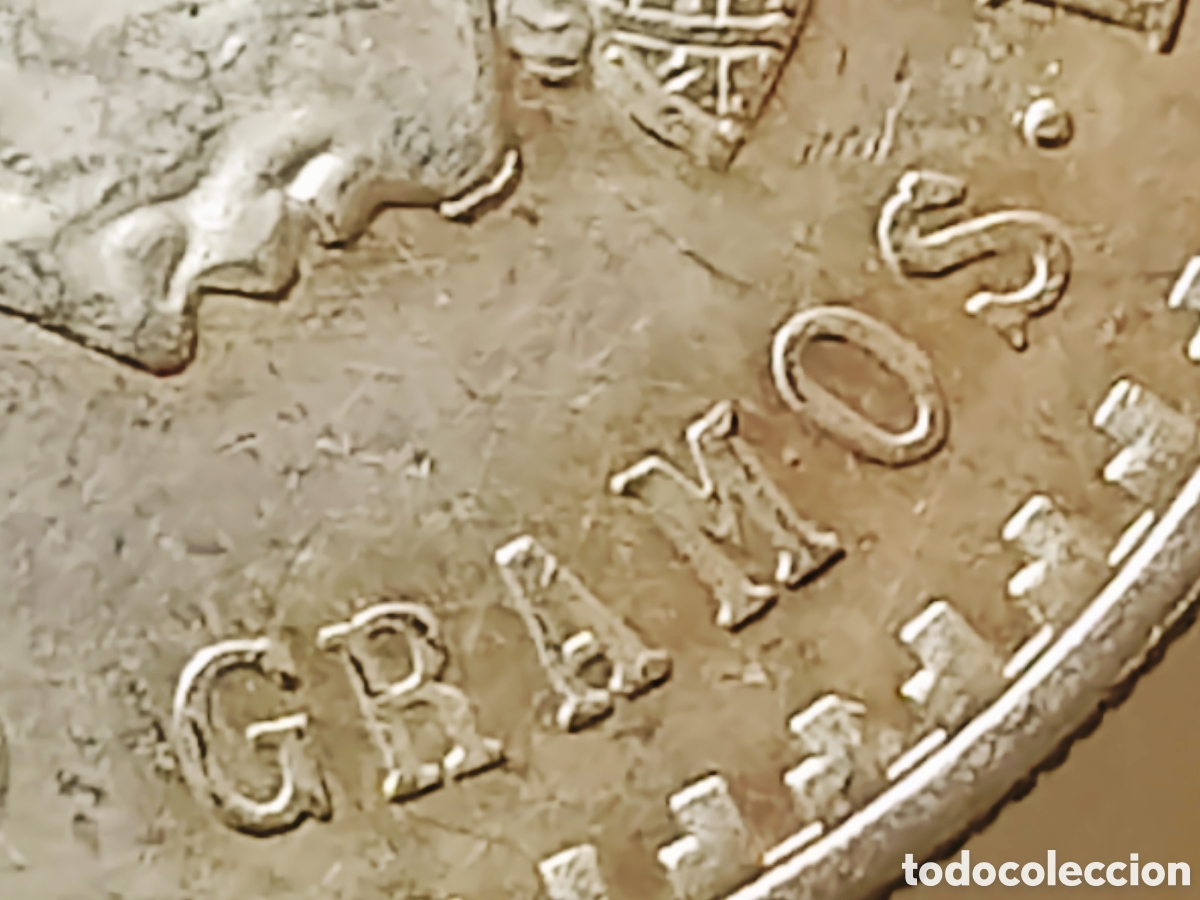 Monedas con errores: Moneda M&eacute;xico 5 Ps Plata (1948) variante - Foto 14