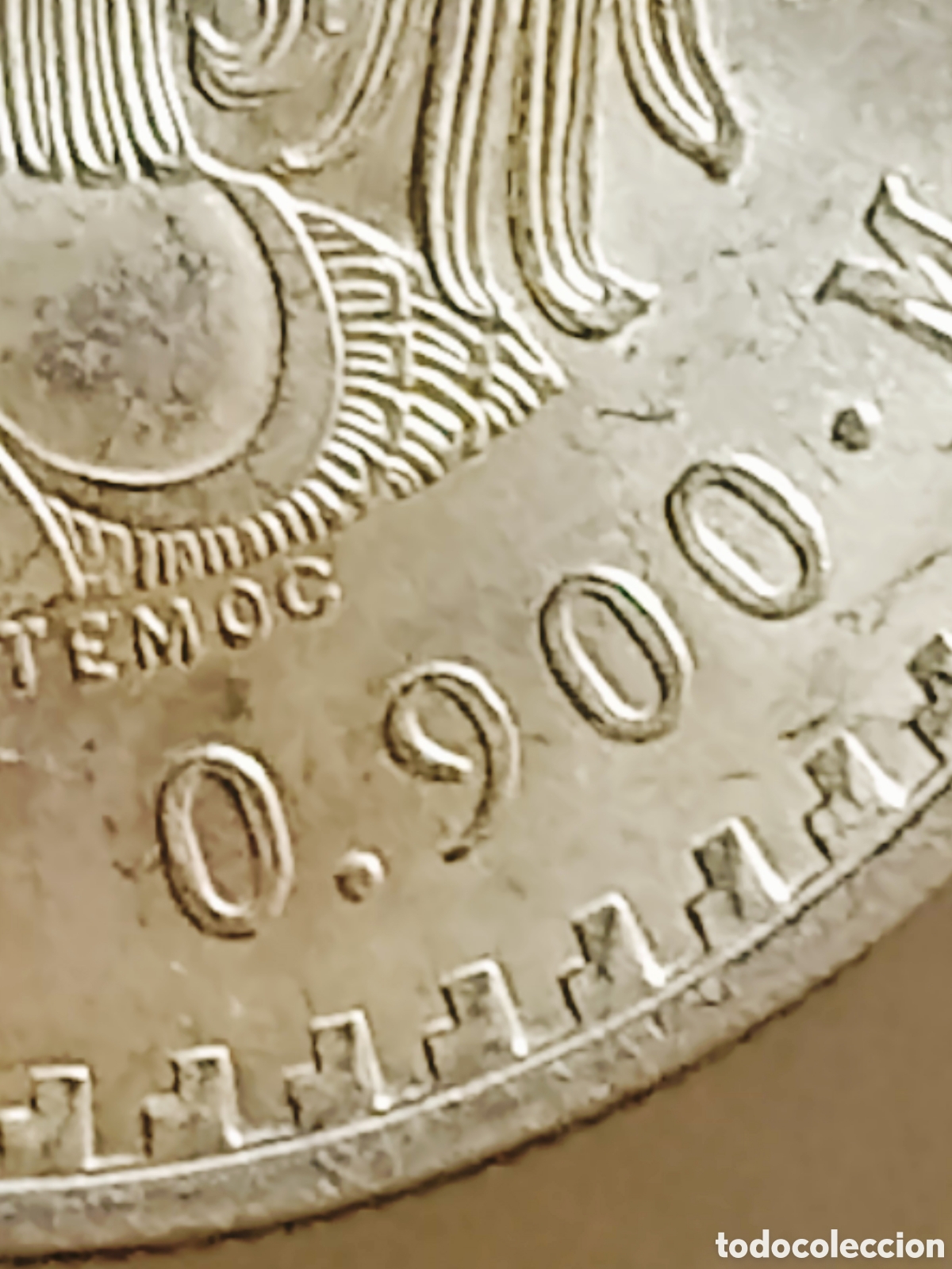 Monedas con errores: Moneda M&eacute;xico 5 Ps Plata (1948) variante - Foto 21