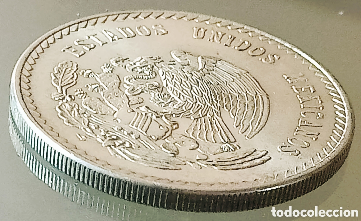 Monedas con errores: Moneda M&eacute;xico 5 Ps Plata (1948) variante - Foto 30