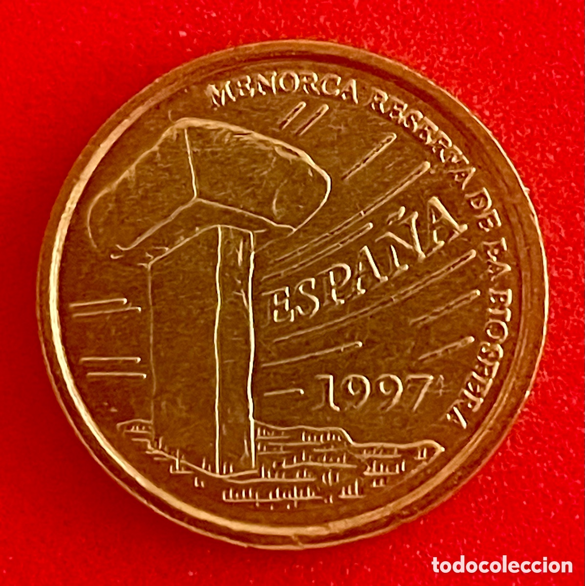 Monedas con errores: * ERROR * 5 PESETAS A&Ntilde;O 1997 CEDILLA EN LA S - Foto 2