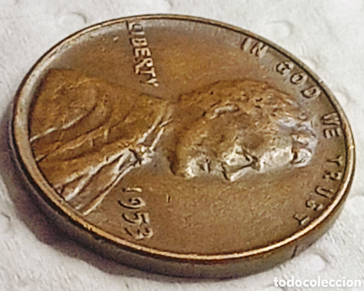 Monedas con errores: Moneda EE.UU.(1953) error - Foto 26