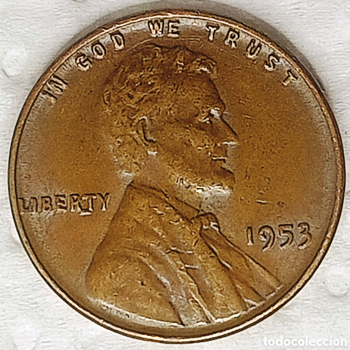 Monedas con errores: Moneda EE.UU.(1953) error