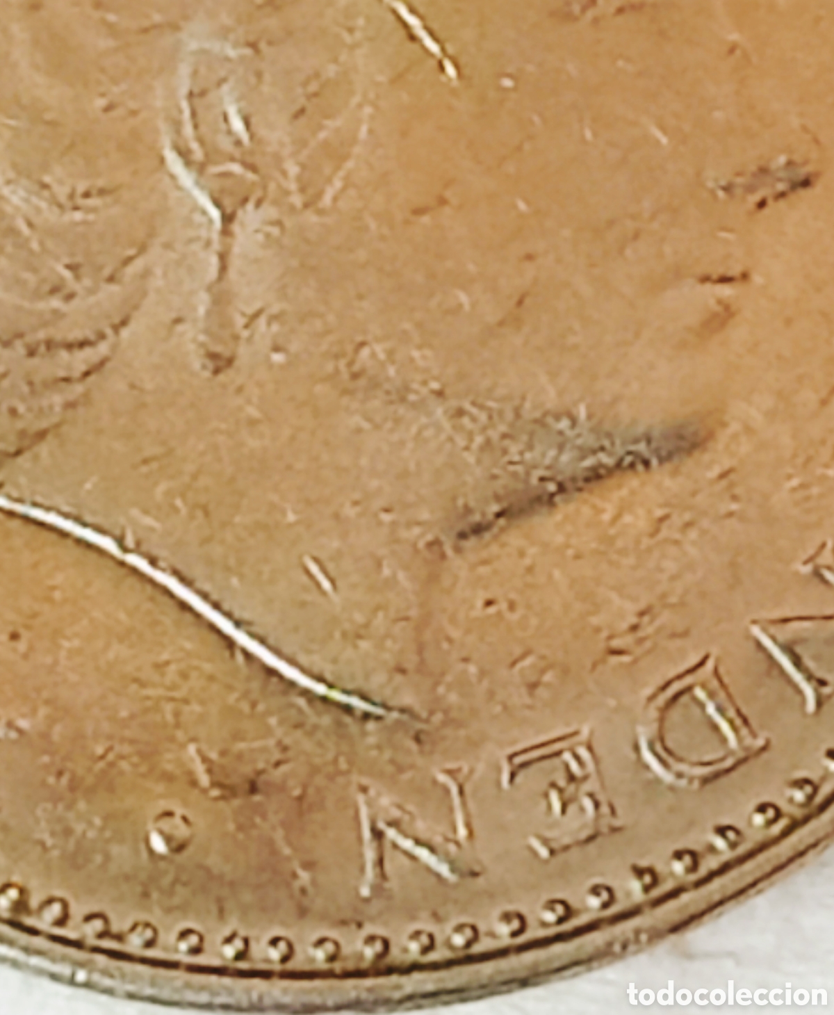 Monedas con errores: Moneda Pa.Bajos (1972) error mec&aacute;nico - Foto 10
