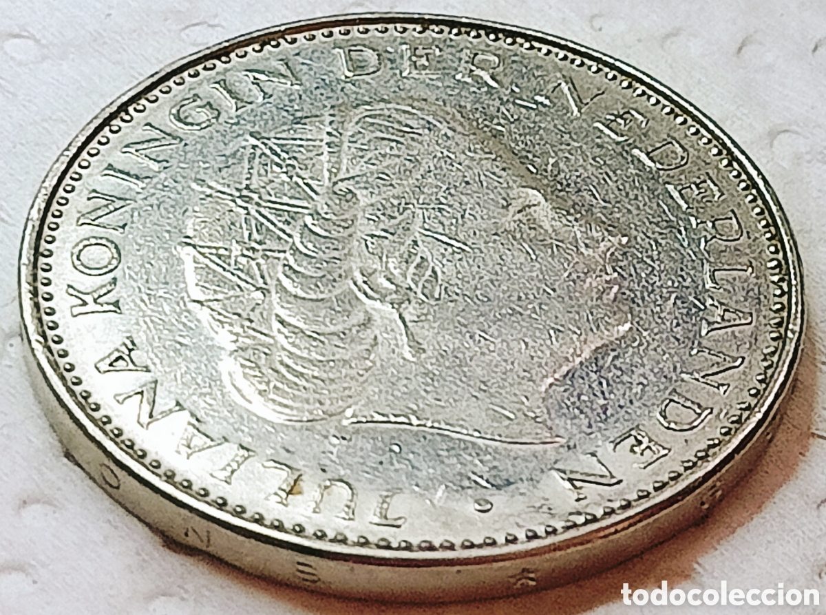 Monedas con errores: Moneda Pa.Bajos (1972) error mec&aacute;nico - Foto 15
