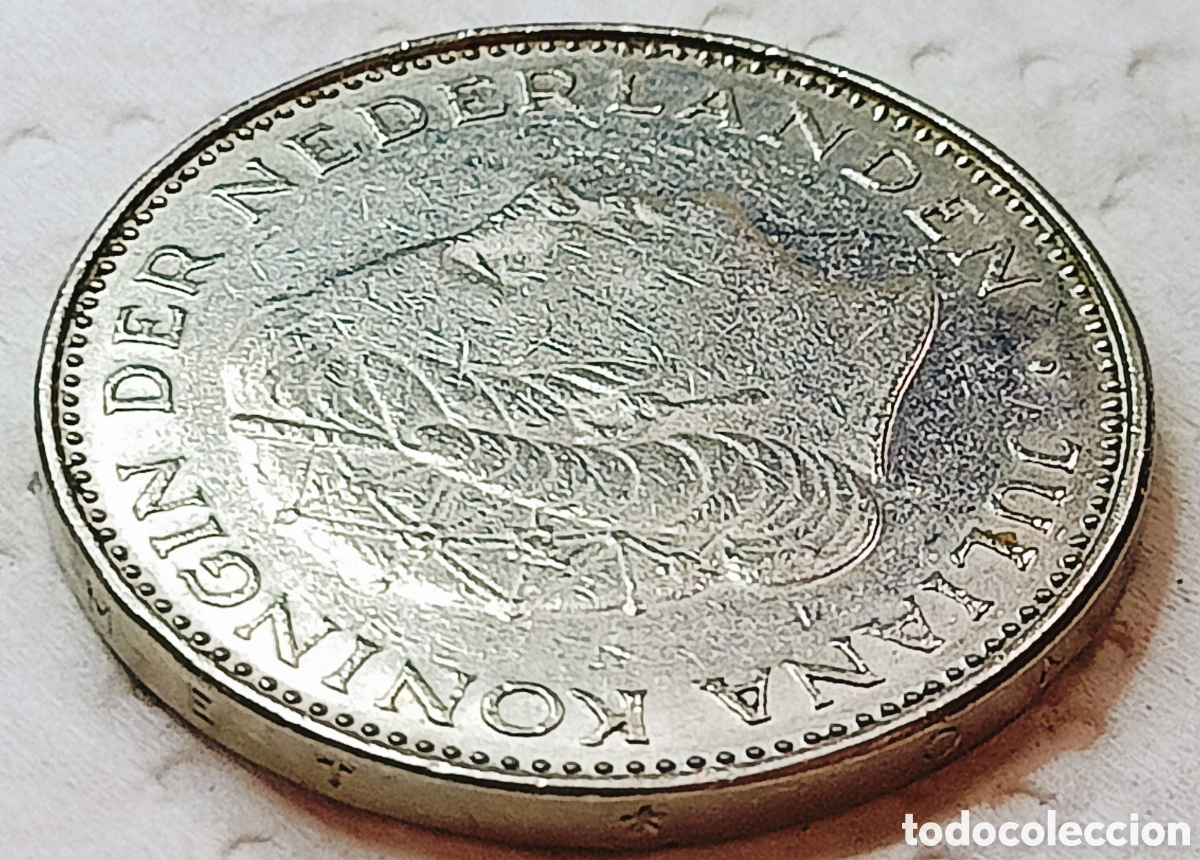 Monedas con errores: Moneda Pa.Bajos (1972) error mec&aacute;nico - Foto 16