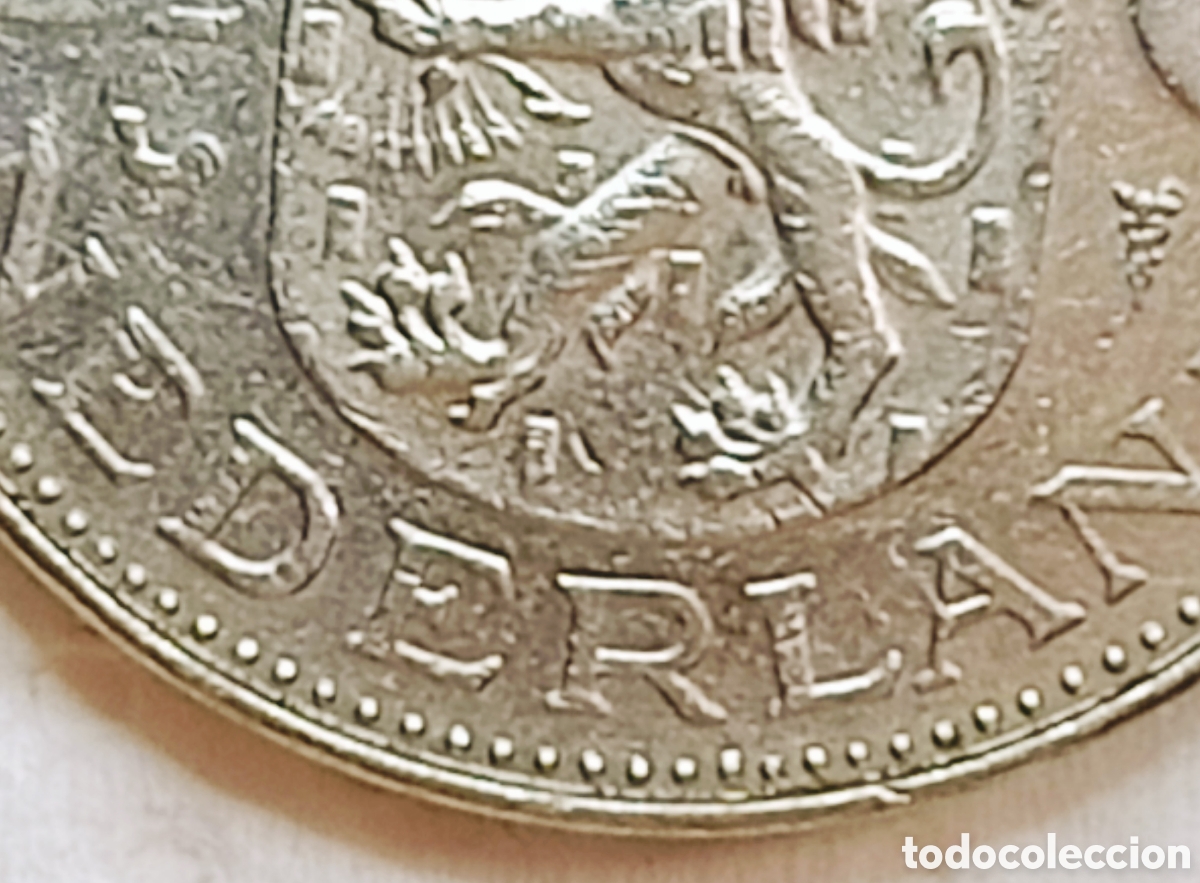 Monedas con errores: Moneda Pa.Bajos (1972) error mec&aacute;nico - Foto 21