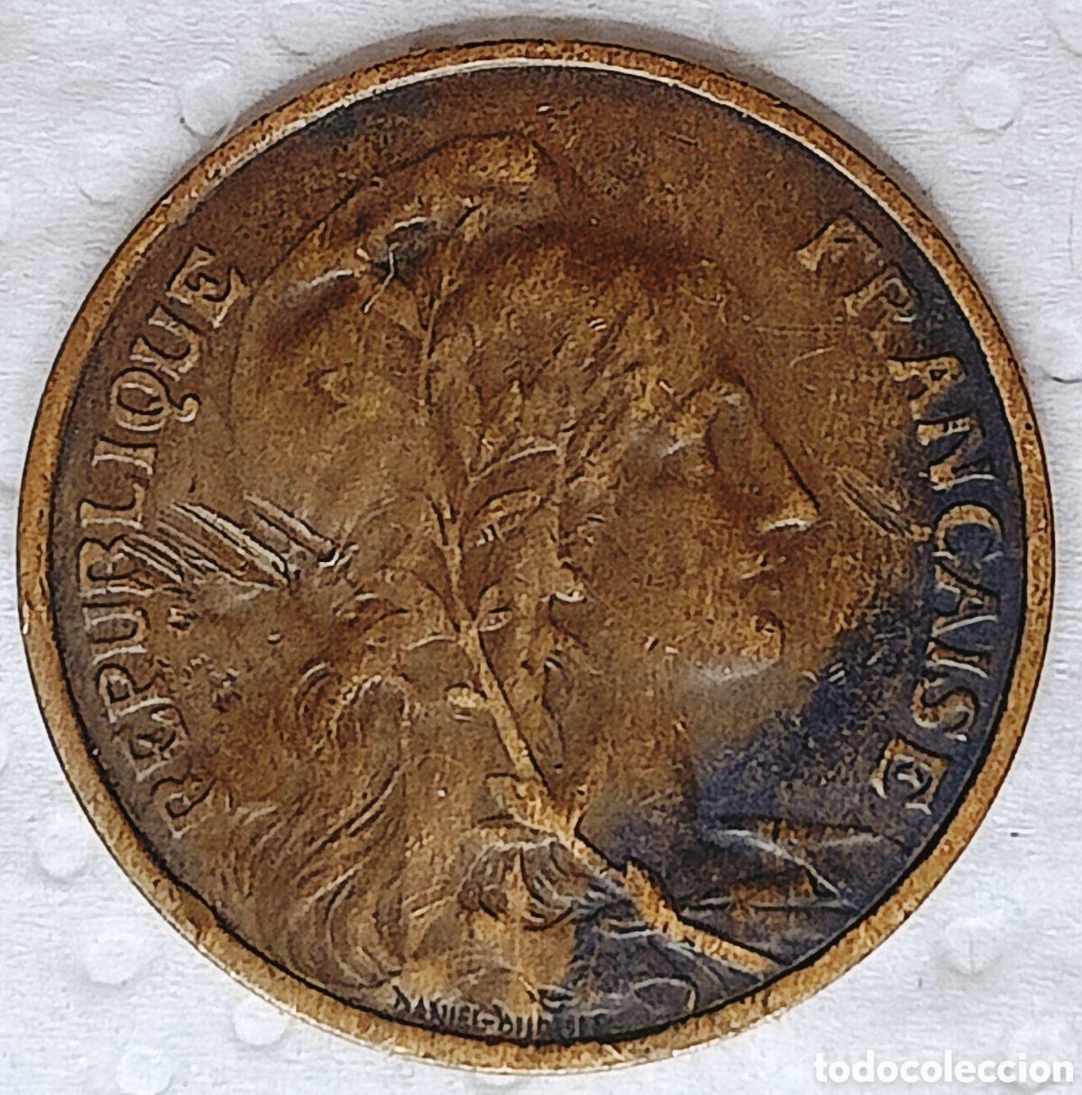 Monedas con errores: Moneda Francia (1916* Madrid) error m&uacute;ltiple - Foto 2