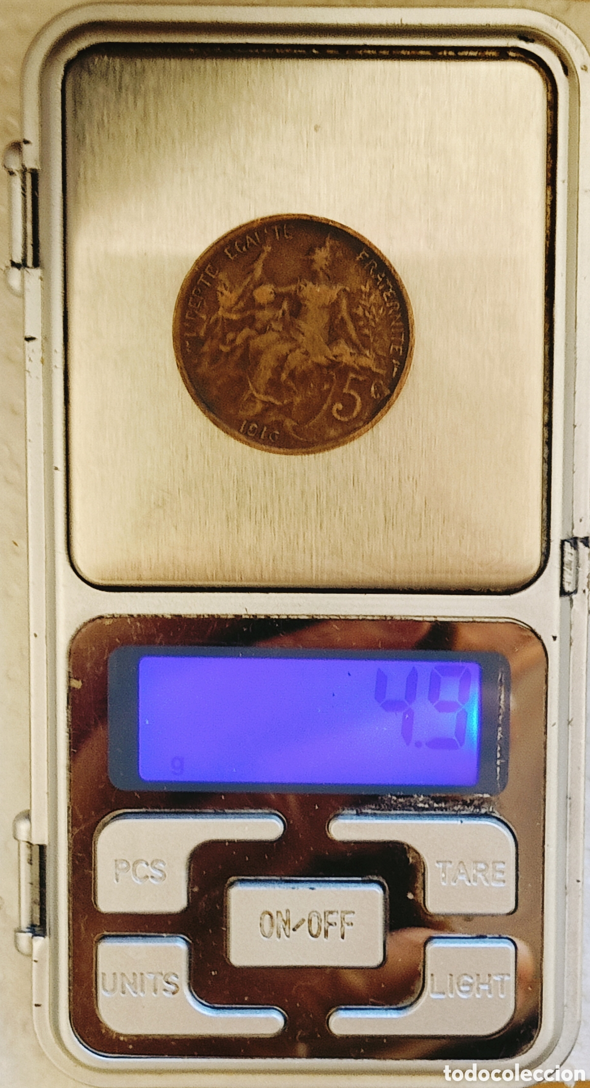 Monedas con errores: Moneda Francia (1916* Madrid) error m&uacute;ltiple - Foto 11