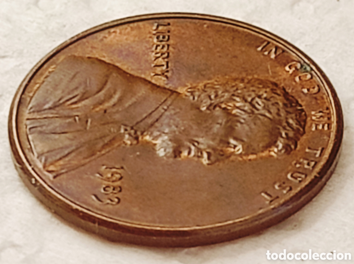 Moedas com erros: Moneda EE.UU.(1983) VARIANTE