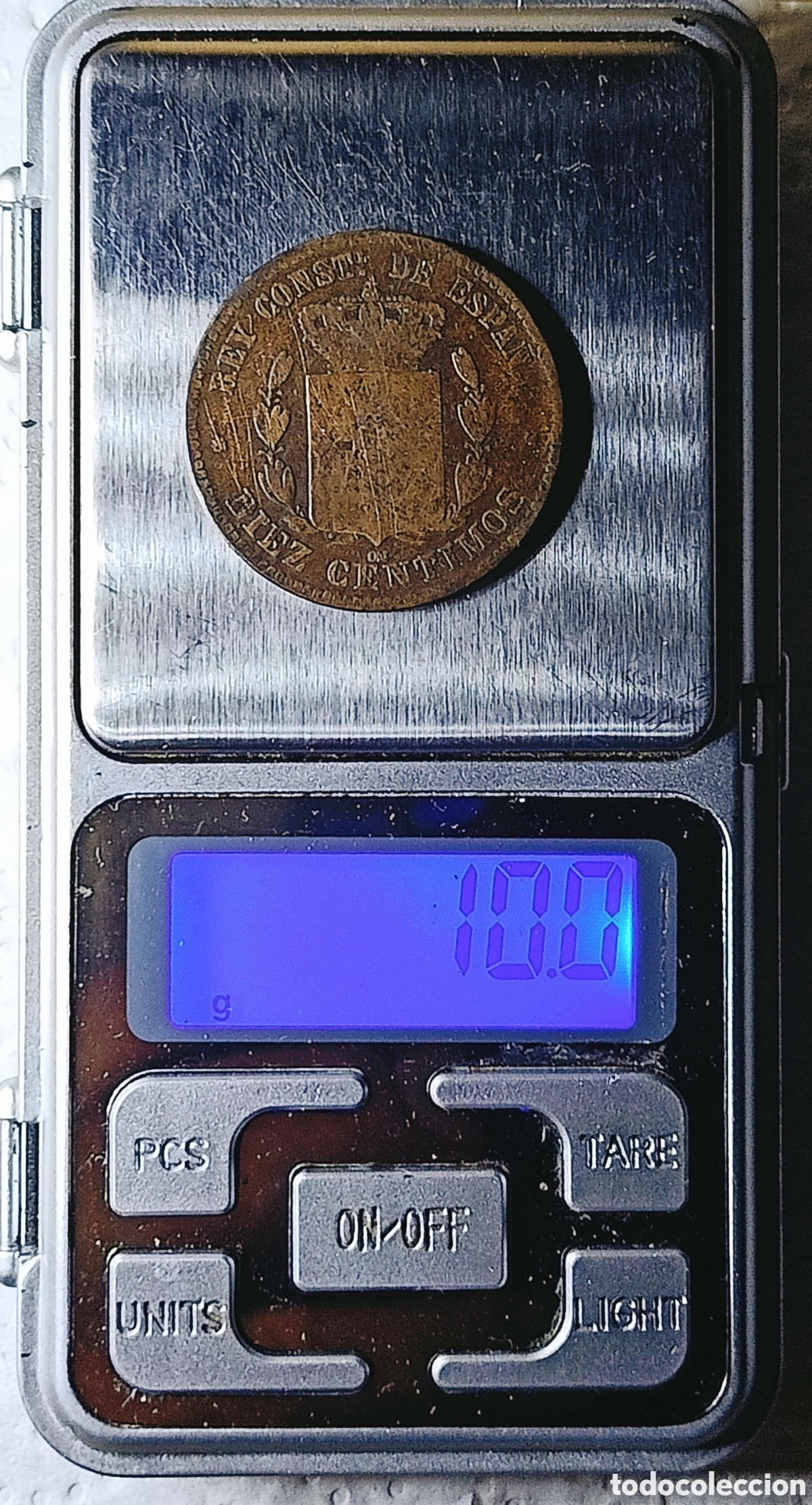 Monedas con errores: Moneda Espa&ntilde;a (1879-OM) error de acu&ntilde;aci&oacute;n - Foto 4