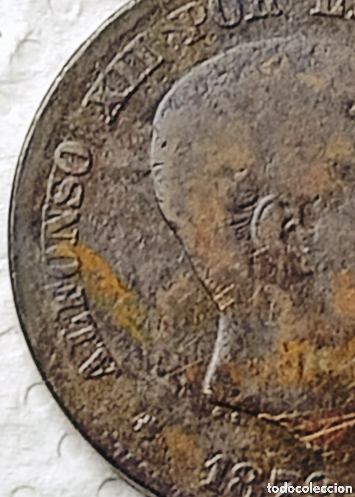 Monedas con errores: Moneda Espa&ntilde;a (1879-OM) error de acu&ntilde;aci&oacute;n - Foto 21