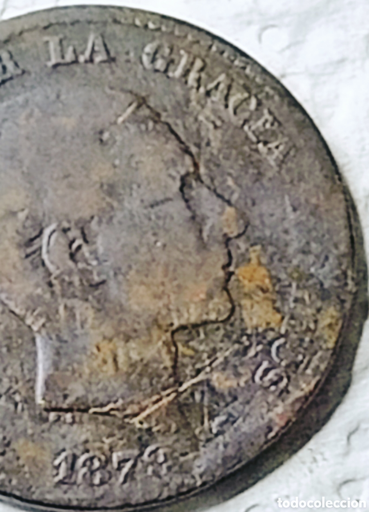 Monedas con errores: Moneda Espa&ntilde;a (1879-OM) error de acu&ntilde;aci&oacute;n - Foto 25