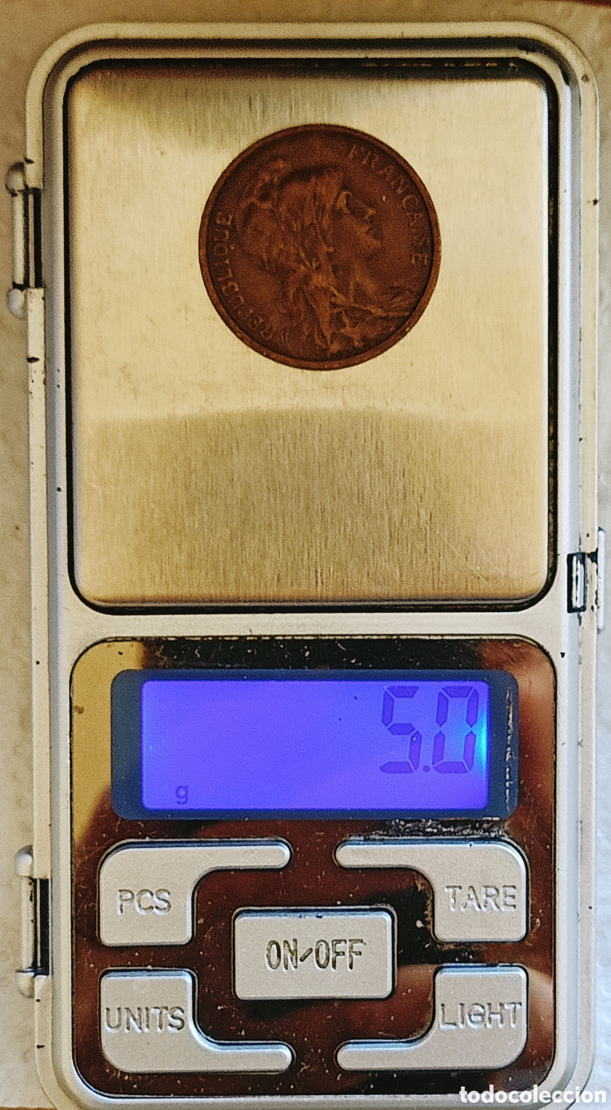 Monedas con errores: Moneda Francia (1912) error mec&aacute;nico - Foto 3