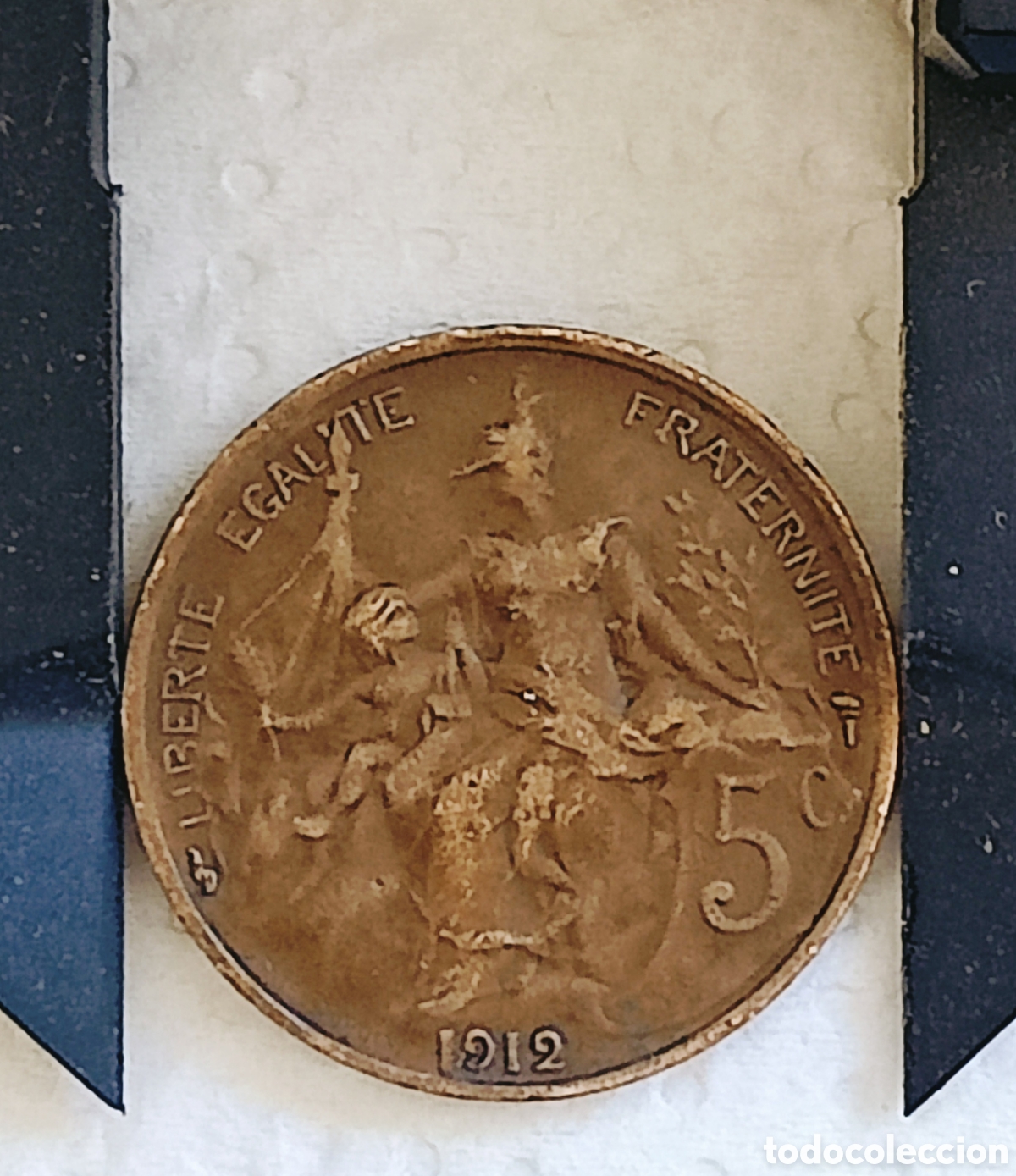 Monedas con errores: Moneda Francia (1912) error mec&aacute;nico - Foto 11
