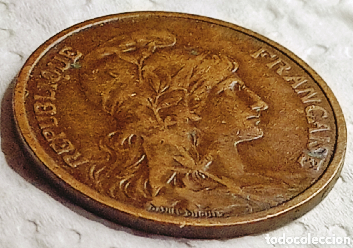 Monedas con errores: Moneda Francia (1912) error mec&aacute;nico - Foto 13