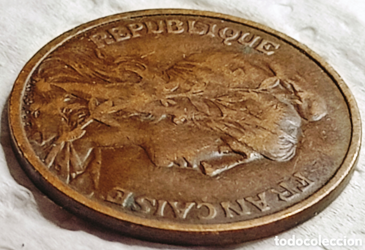 Monedas con errores: Moneda Francia (1912) error mec&aacute;nico - Foto 14