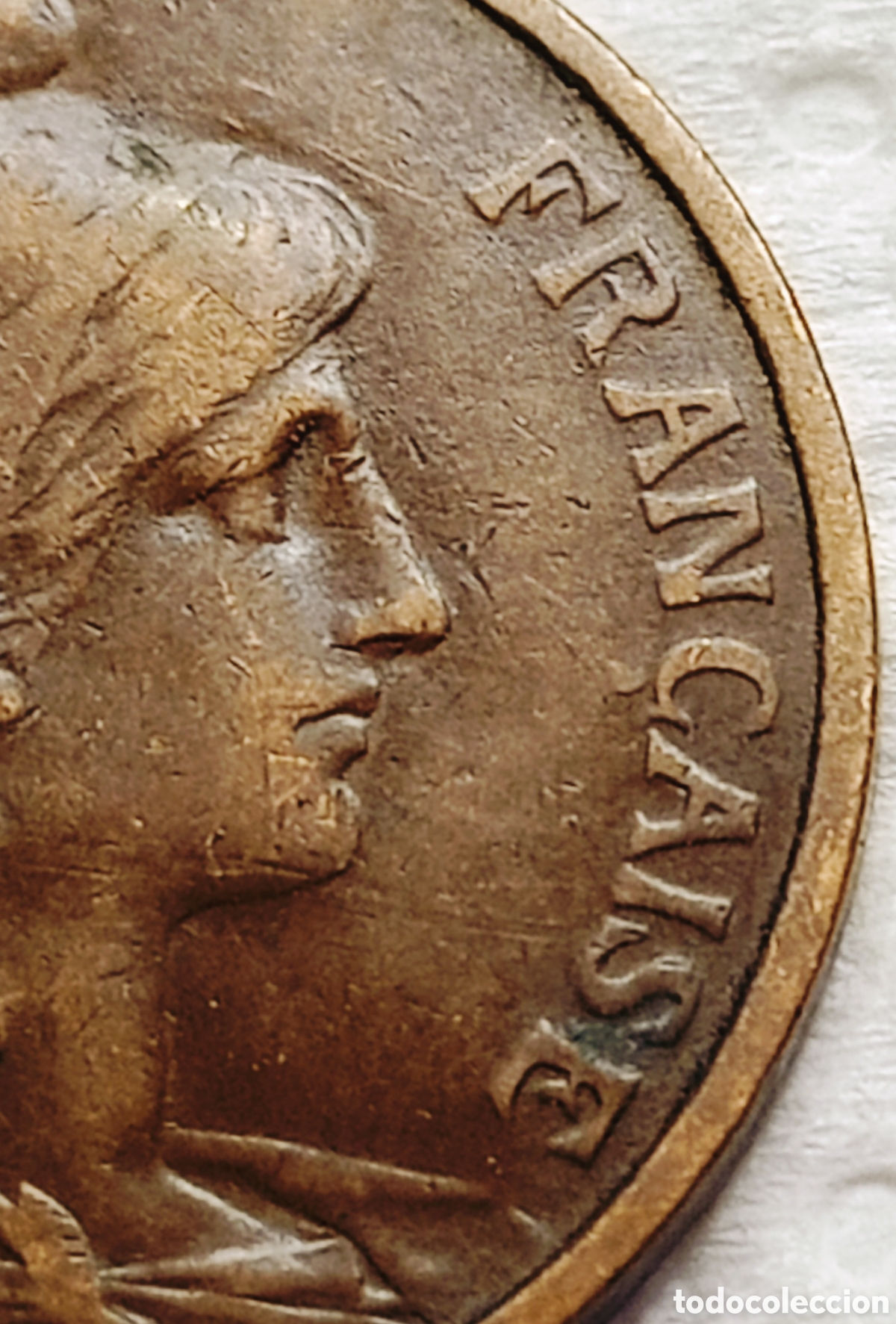 Monedas con errores: Moneda Francia (1912) error mec&aacute;nico - Foto 20