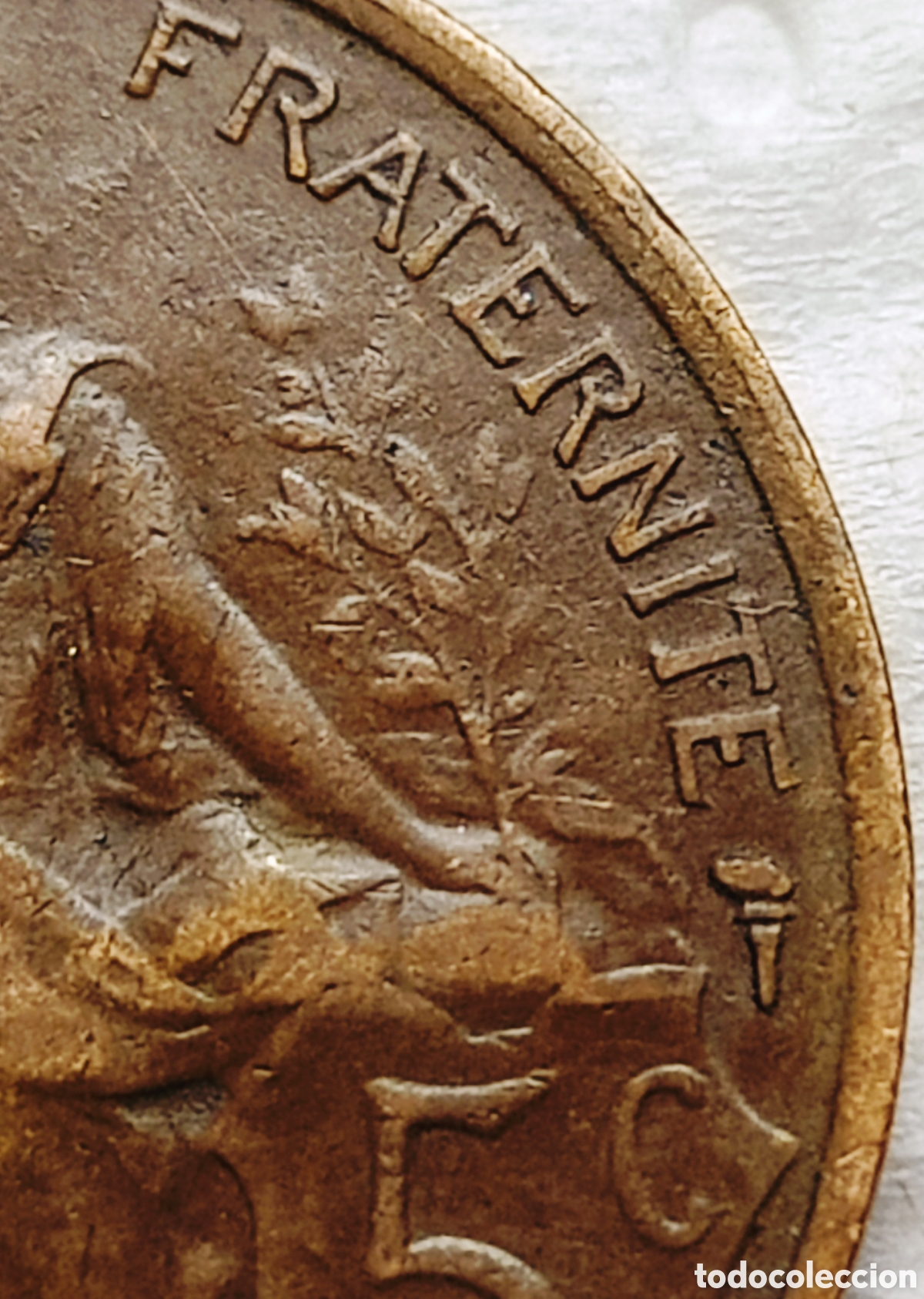 Monedas con errores: Moneda Francia (1912) error mec&aacute;nico - Foto 27