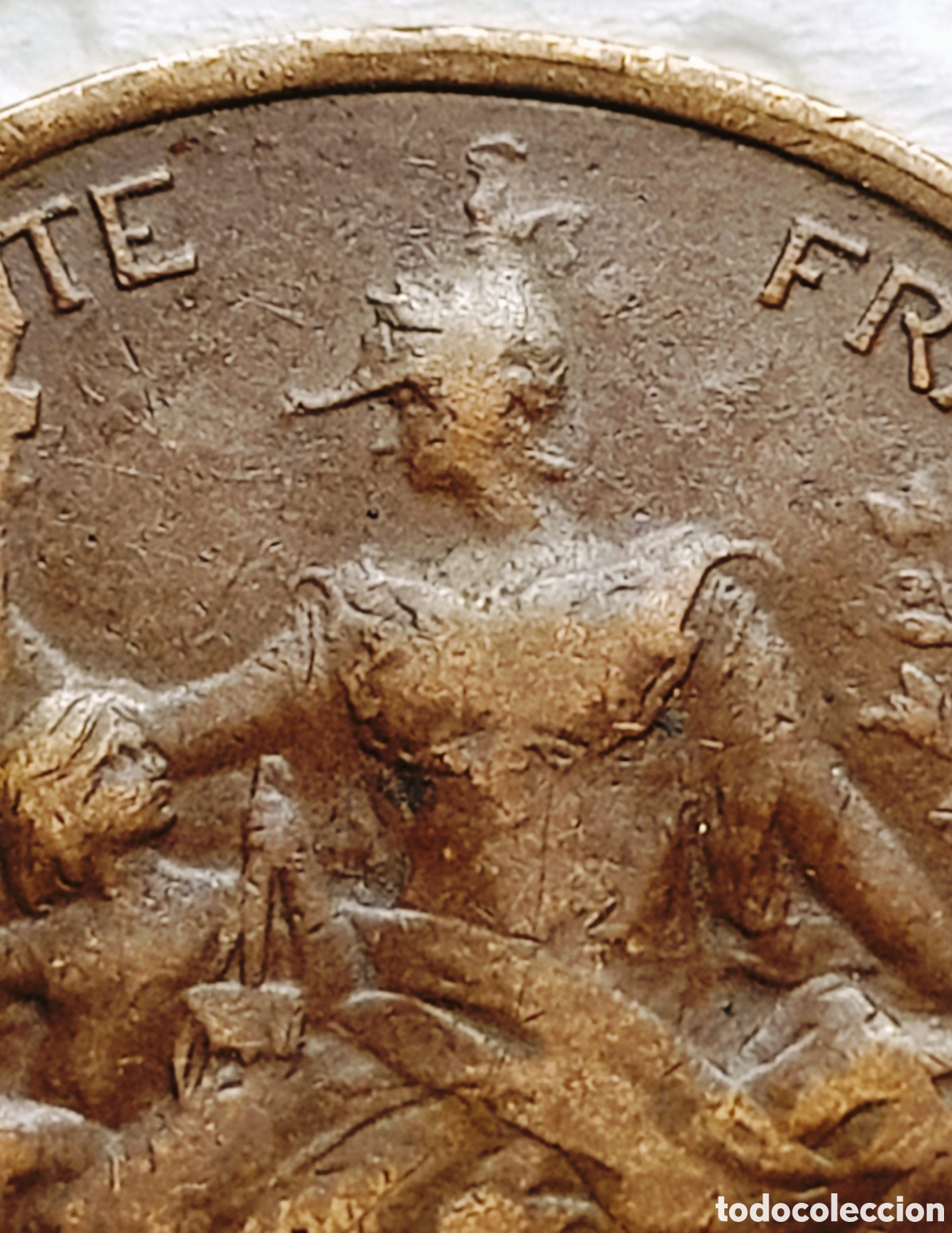 Monedas con errores: Moneda Francia (1912) error mec&aacute;nico - Foto 28