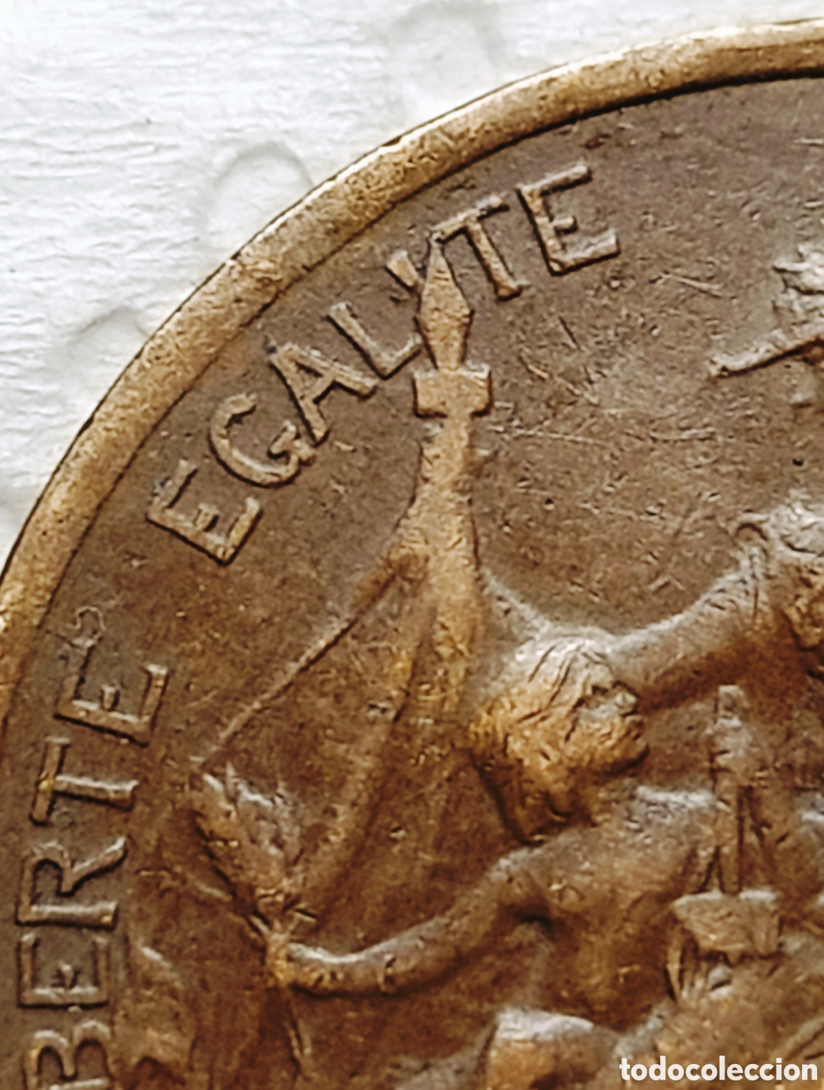 Monedas con errores: Moneda Francia (1912) error mec&aacute;nico - Foto 29