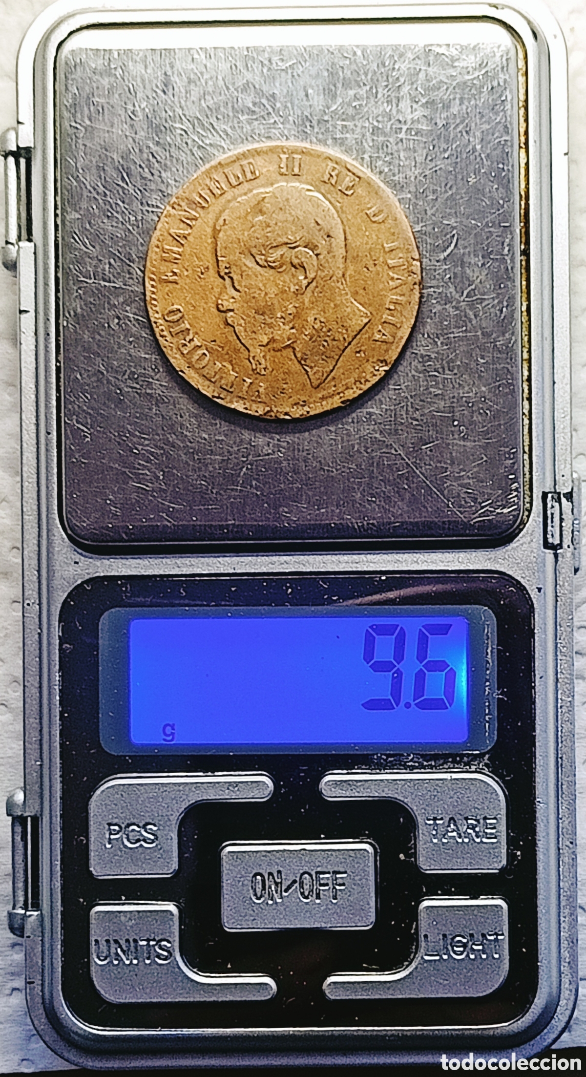 Monedas con errores: Moneda Italia (1866&rdquo;OM&rdquo;) Var&iacute;ante - Foto 16