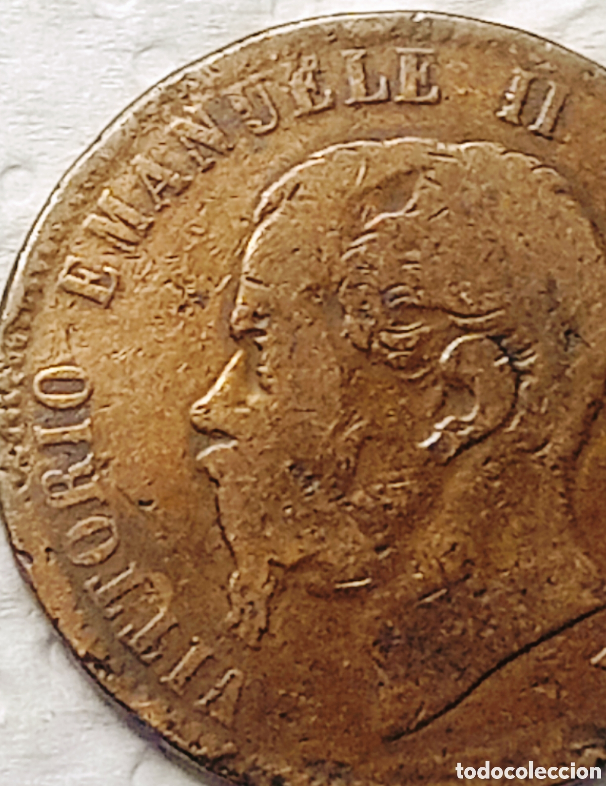 Monedas con errores: Moneda Italia (1866&rdquo;OM&rdquo;) Var&iacute;ante - Foto 20