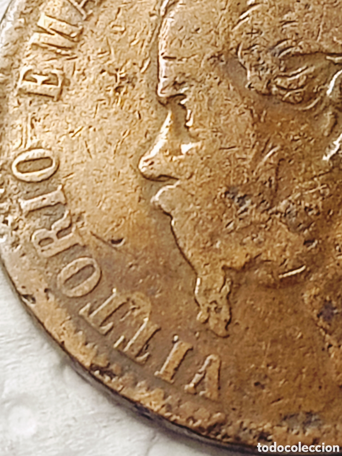 Monedas con errores: Moneda Italia (1866&rdquo;OM&rdquo;) Var&iacute;ante - Foto 24