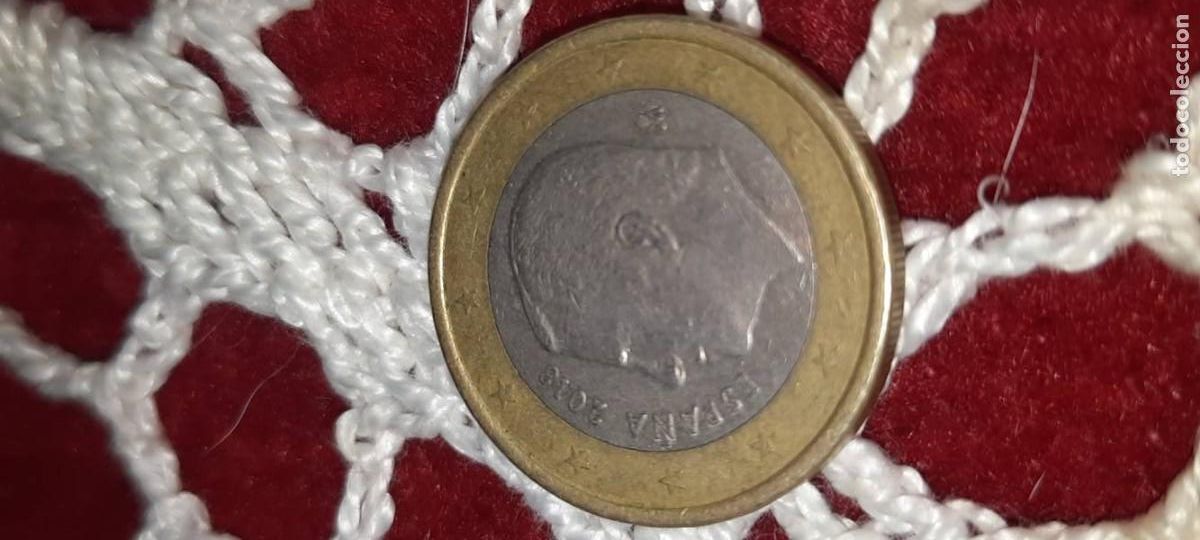 Monedas con errores: (Pieza de Error M&uacute;ltiple) 1 euro .2018. - Foto 2