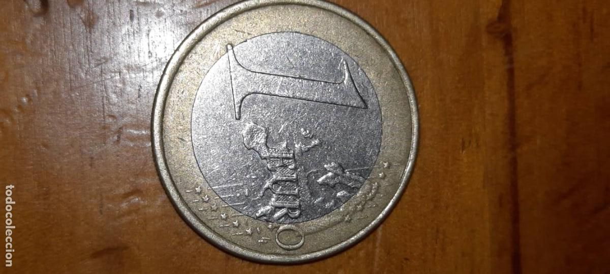 Monedas con errores: (Pieza de Error M&uacute;ltiple) 1 euro .2018. - Foto 3