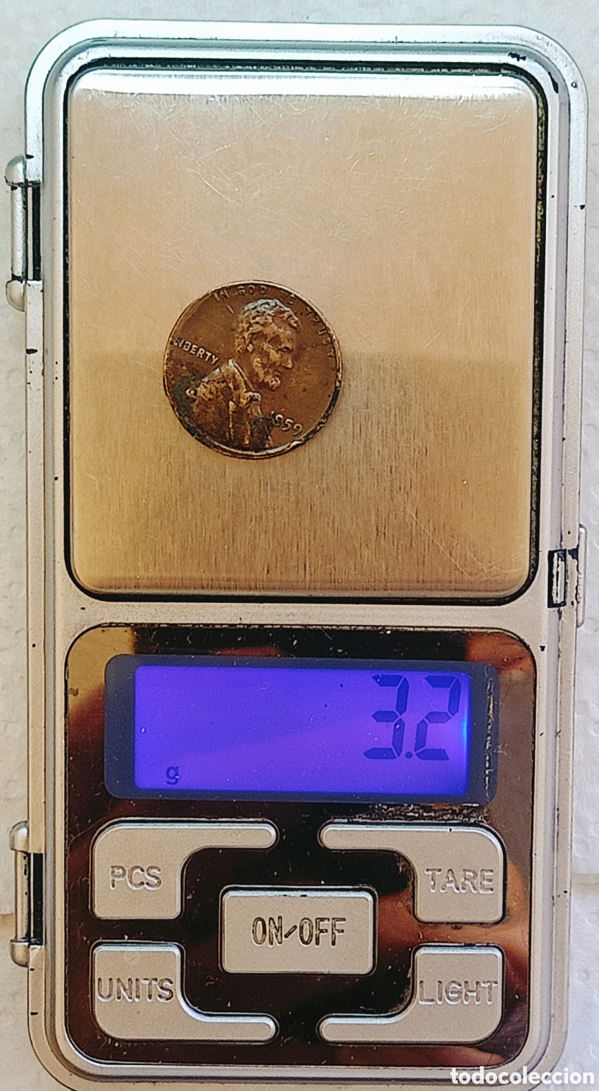 Monedas con errores: Moneda EE.UU (1959) Error M&uacute;ltiple - Foto 8