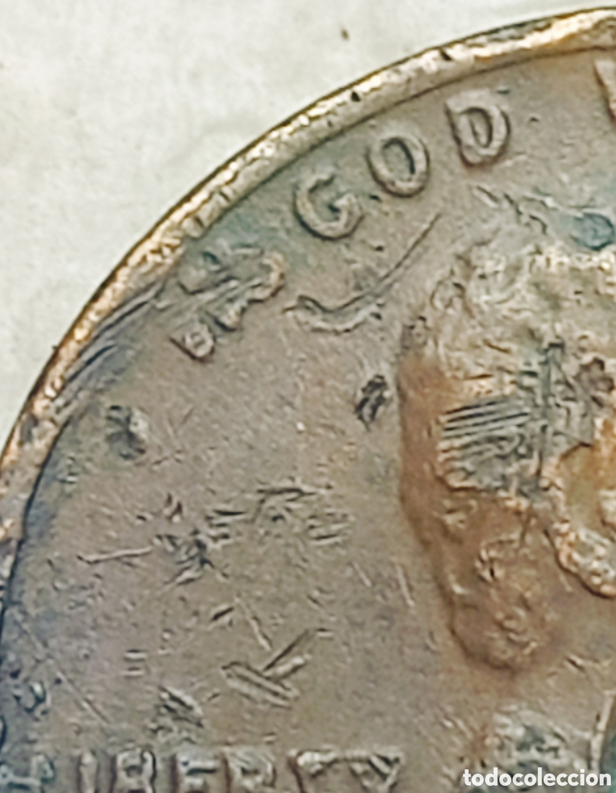 Monedas con errores: Moneda EE.UU (1979) error m&uacute;ltiple - Foto 4