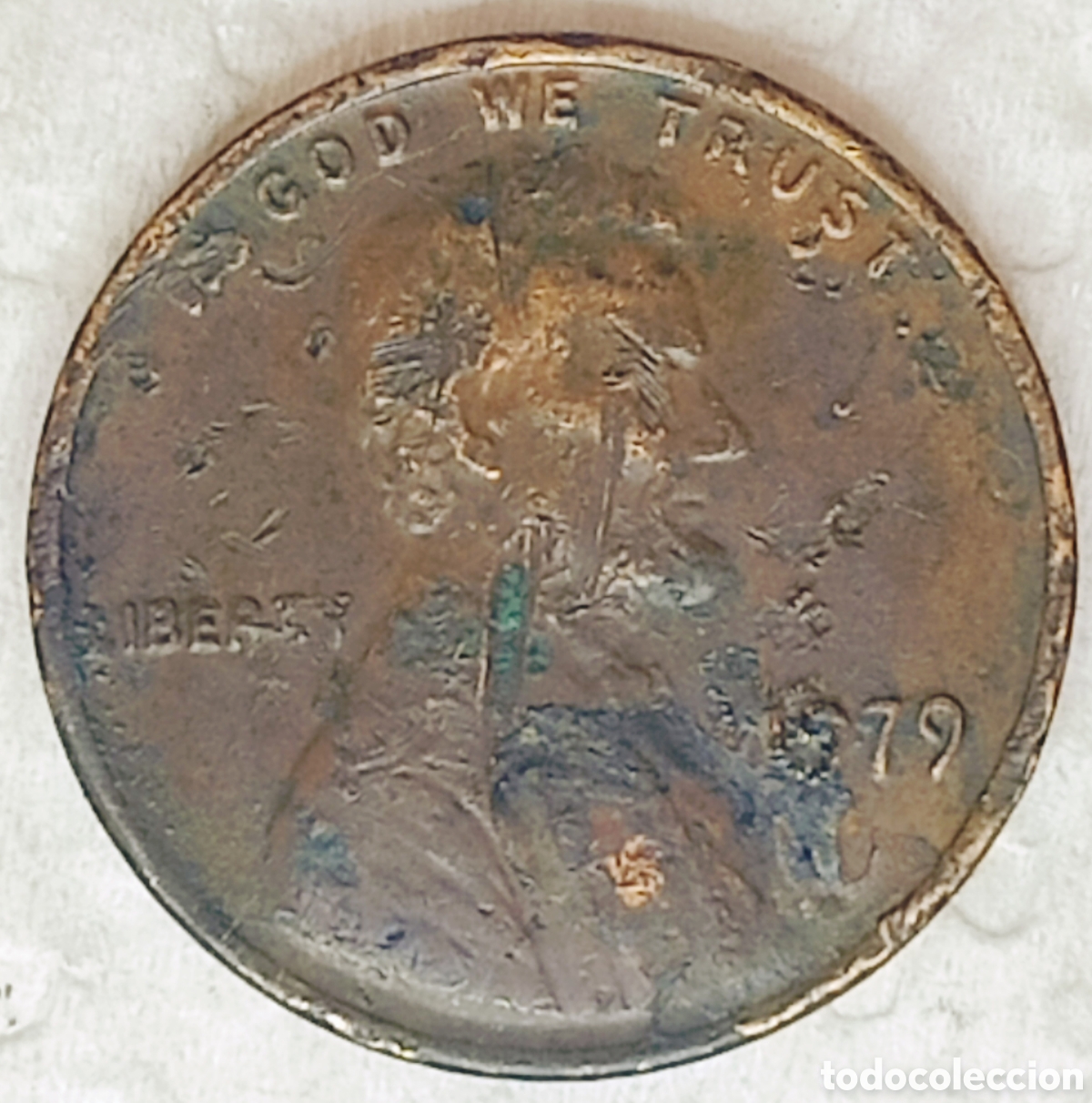 Monedas con errores: Moneda EE.UU (1979) error m&uacute;ltiple - Foto 1