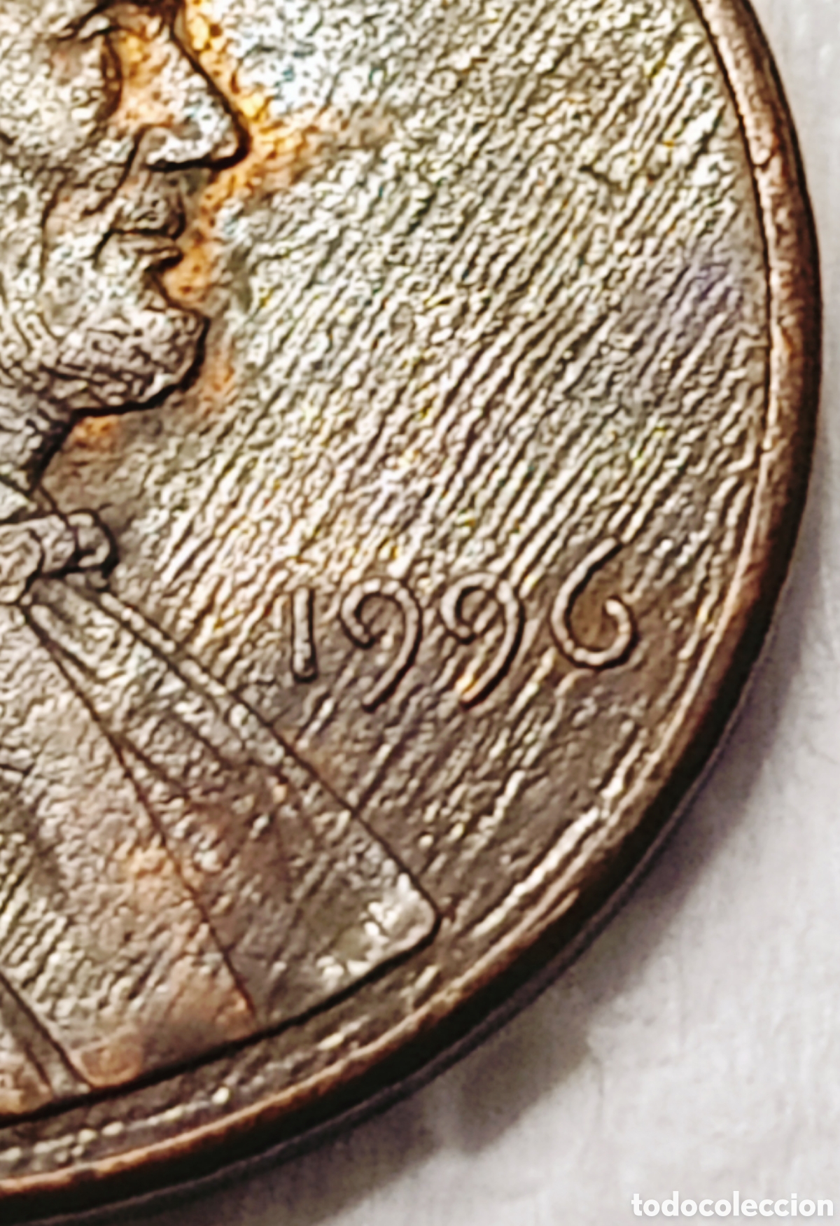 Monedas con errores: Moneda EE.UU.(1996) error &rdquo;Zinco Woody&rdquo; - Foto 17