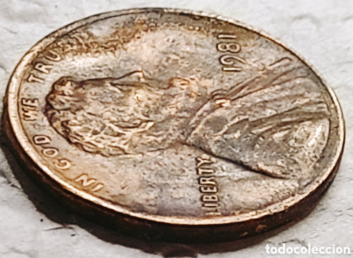 Monedas con errores: Moneda EE.UU (1981) Error M&uacute;ltiple - Foto 22