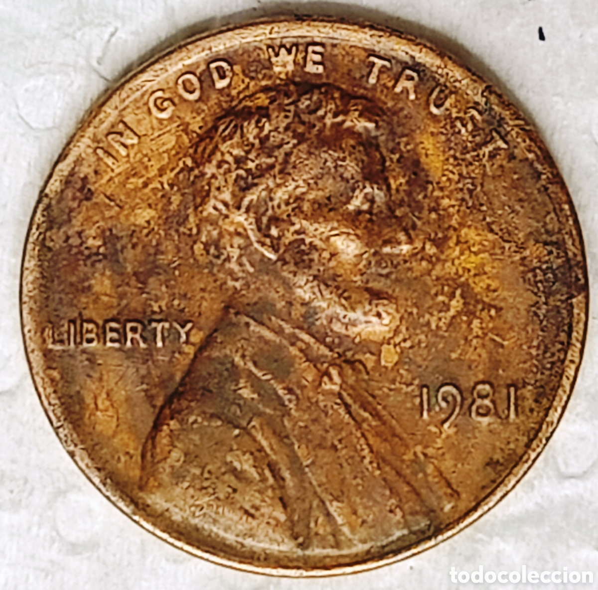 Monedas con errores: Moneda EE.UU (1981) Error M&uacute;ltiple - Foto 1
