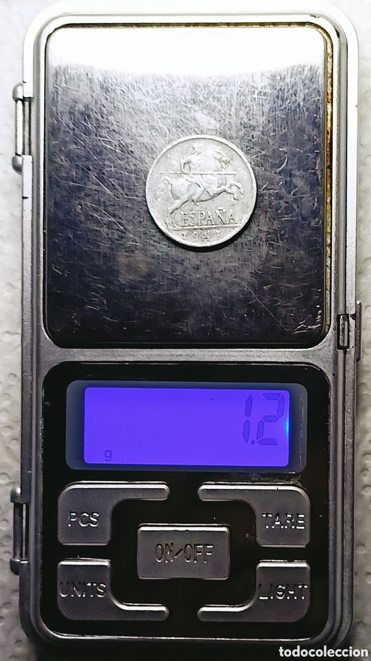 Monedas con errores: Moneda Espa&ntilde;a -1941- errores+var&iacute;ante - Foto 4