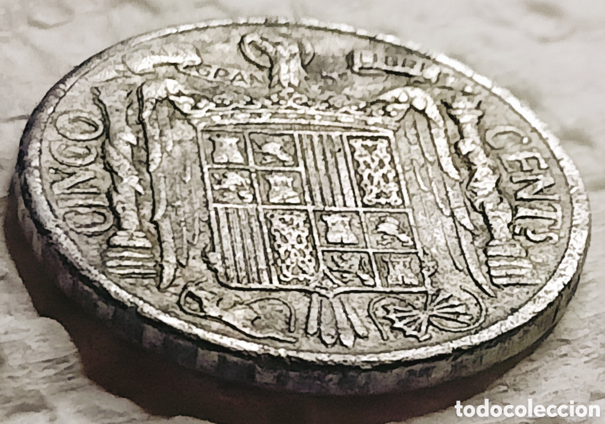 Monedas con errores: Moneda Espa&ntilde;a -1941- errores+var&iacute;ante - Foto 25