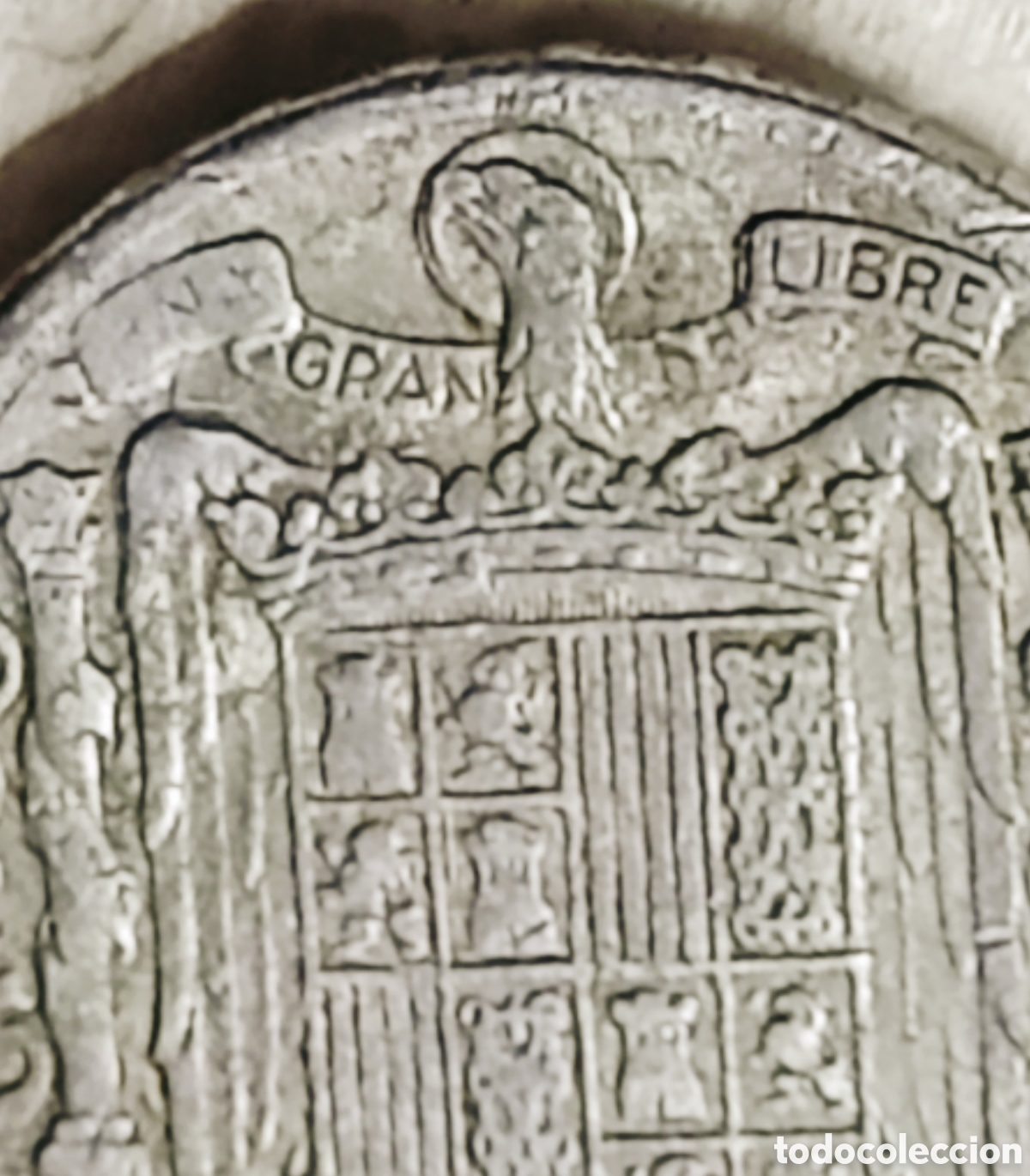 Monedas con errores: Moneda Espa&ntilde;a -1941- errores+var&iacute;ante - Foto 27