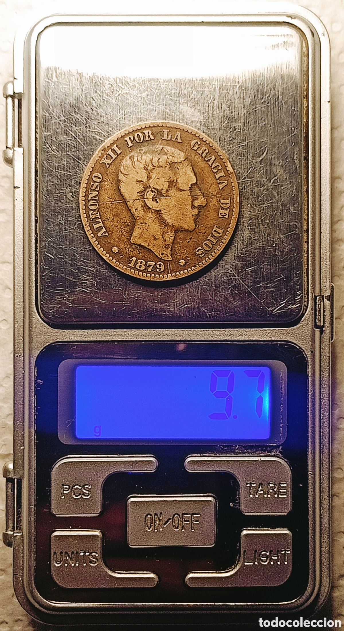Monedas con errores: Moneda Espa&ntilde;a (1879) error m&uacute;ltiple - Foto 10
