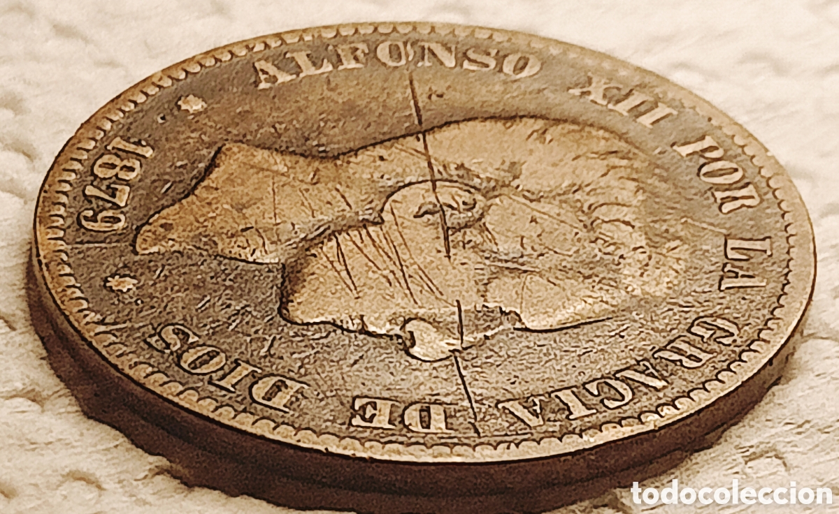 Monedas con errores: Moneda Espa&ntilde;a (1879) error m&uacute;ltiple - Foto 17