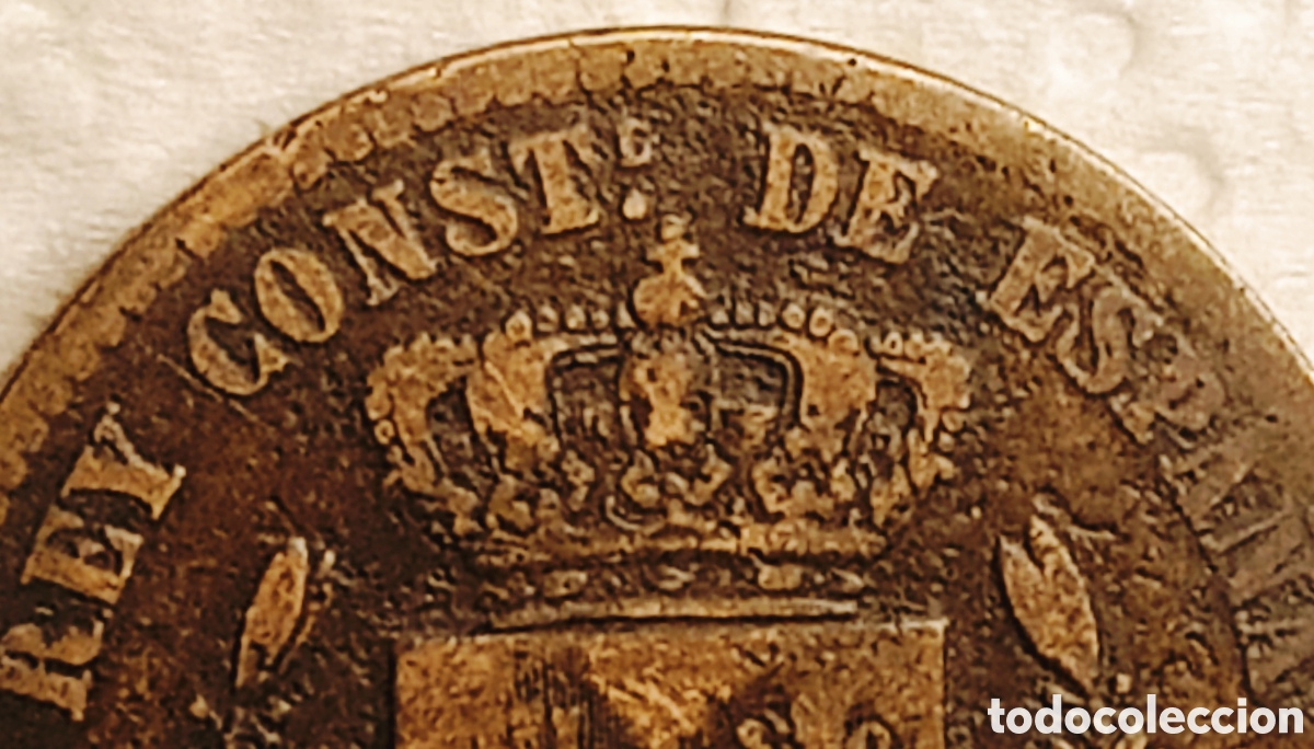 Monedas con errores: Moneda Espa&ntilde;a (1879) error m&uacute;ltiple - Foto 25