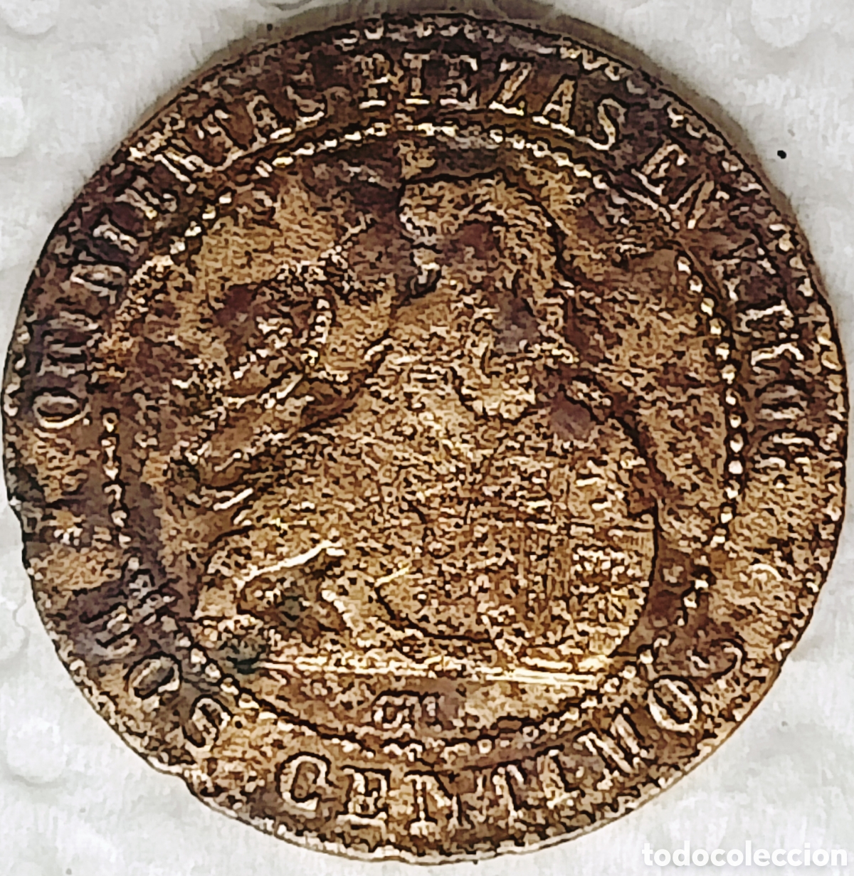Monedas con errores: Moneda Espa&ntilde;a (1870) error - Foto 2