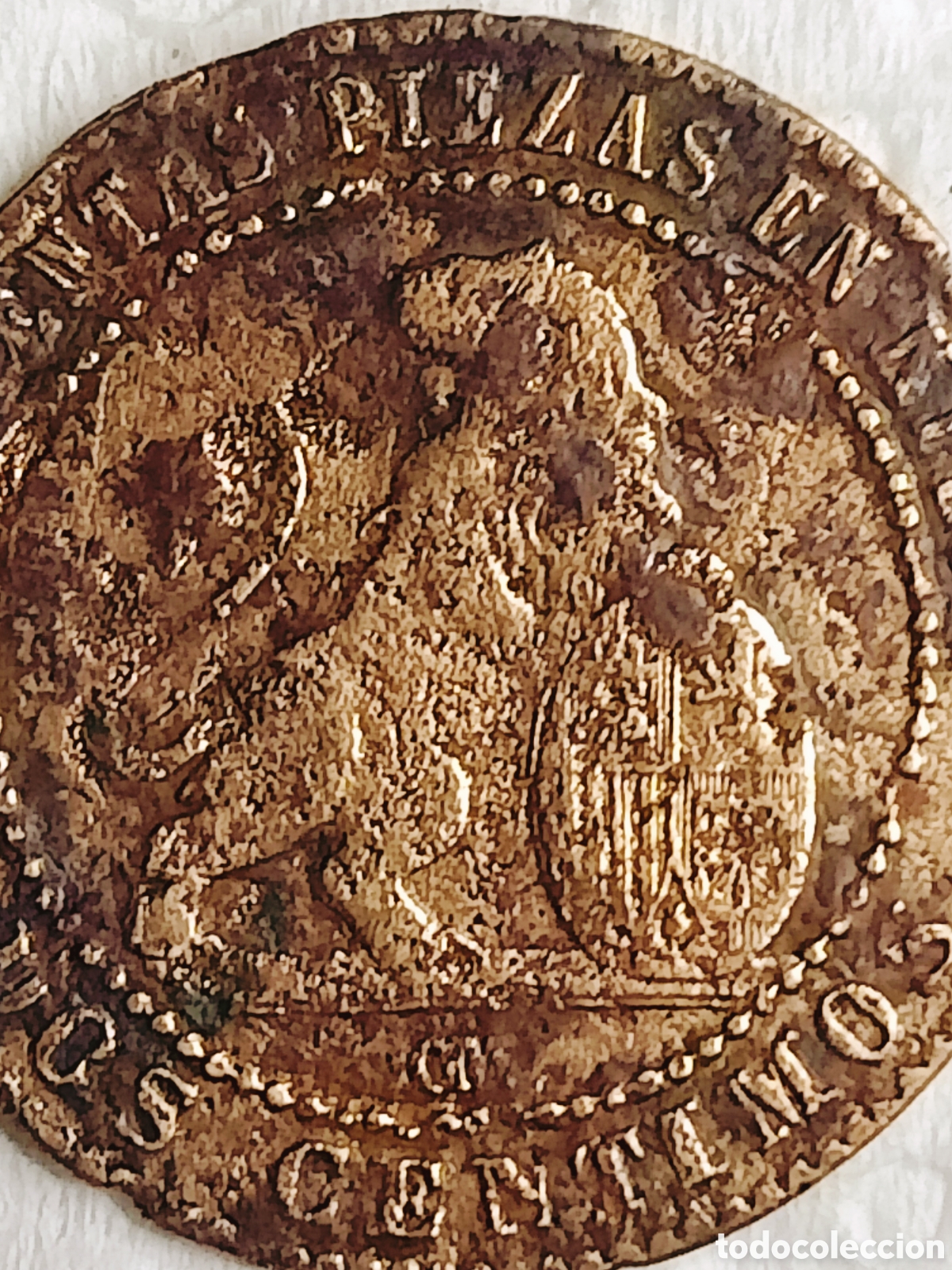 Monedas con errores: Moneda Espa&ntilde;a (1870) error - Foto 3