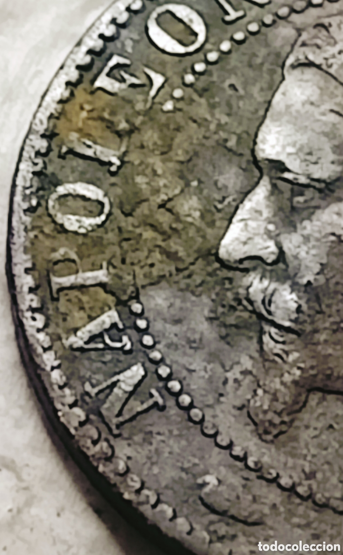 Monedas con errores: Moneda Napole&oacute;n III (1854) Error M&uacute;ltiple - Foto 16