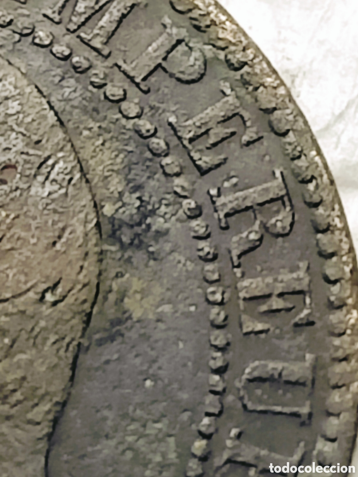 Monedas con errores: Moneda Napole&oacute;n III (1854) Error M&uacute;ltiple - Foto 20