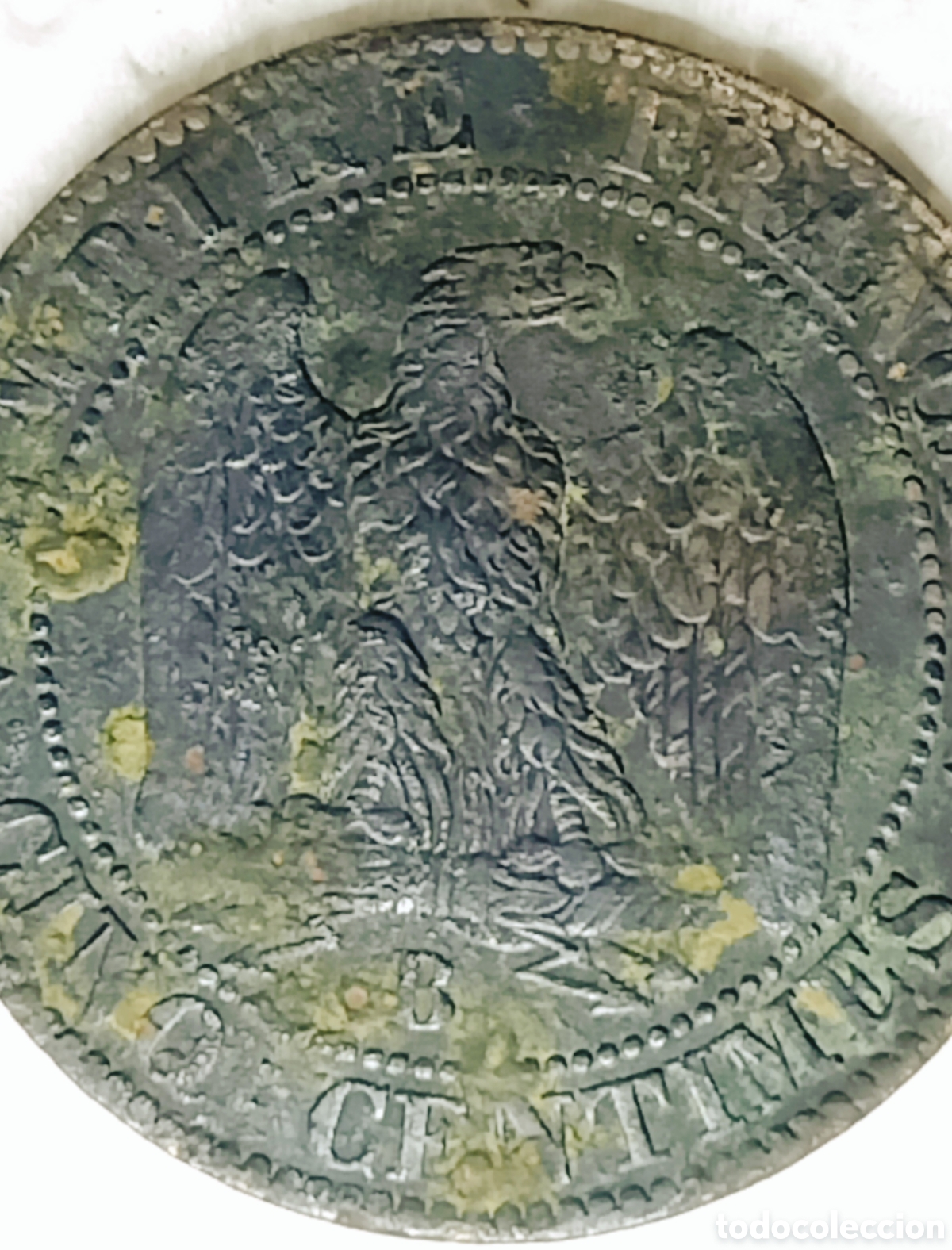Monedas con errores: Moneda Napole&oacute;n III (1854) Error M&uacute;ltiple - Foto 23