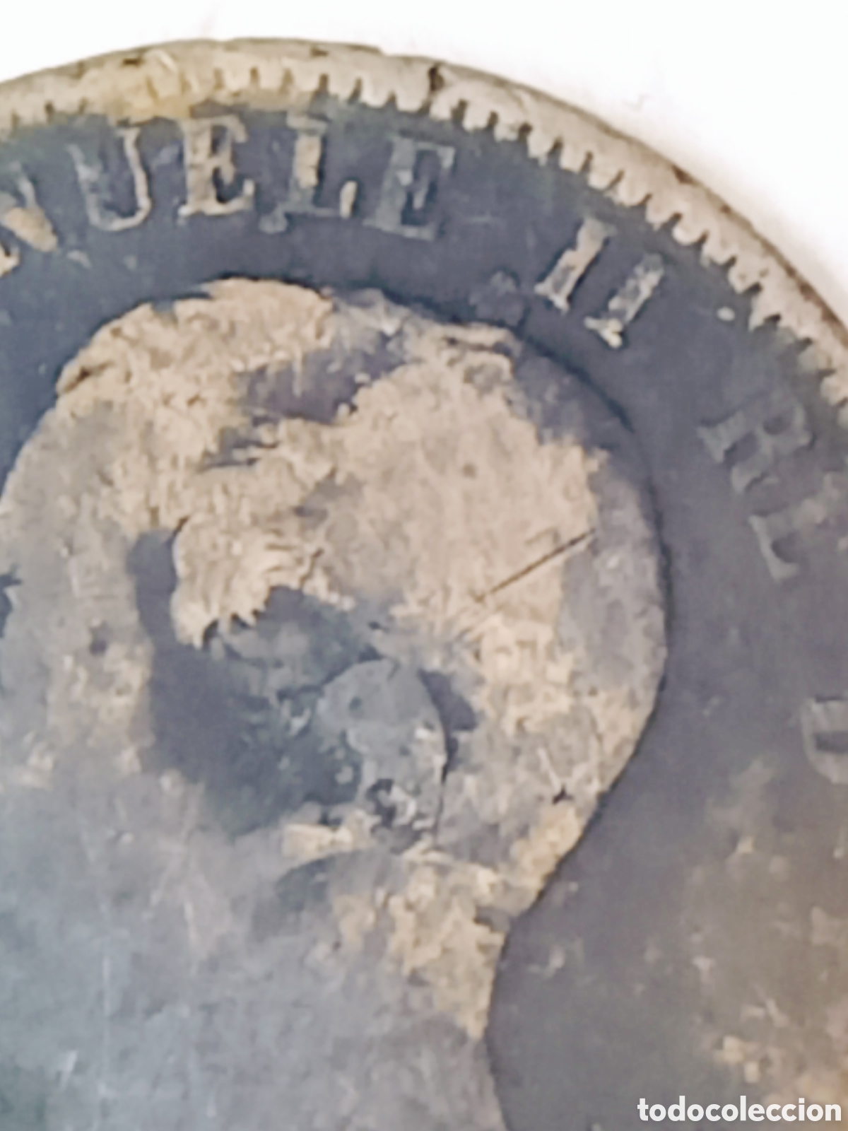 Monedas con errores: Moneda Vittorio Ema.II (1863) error Combinado - Foto 4