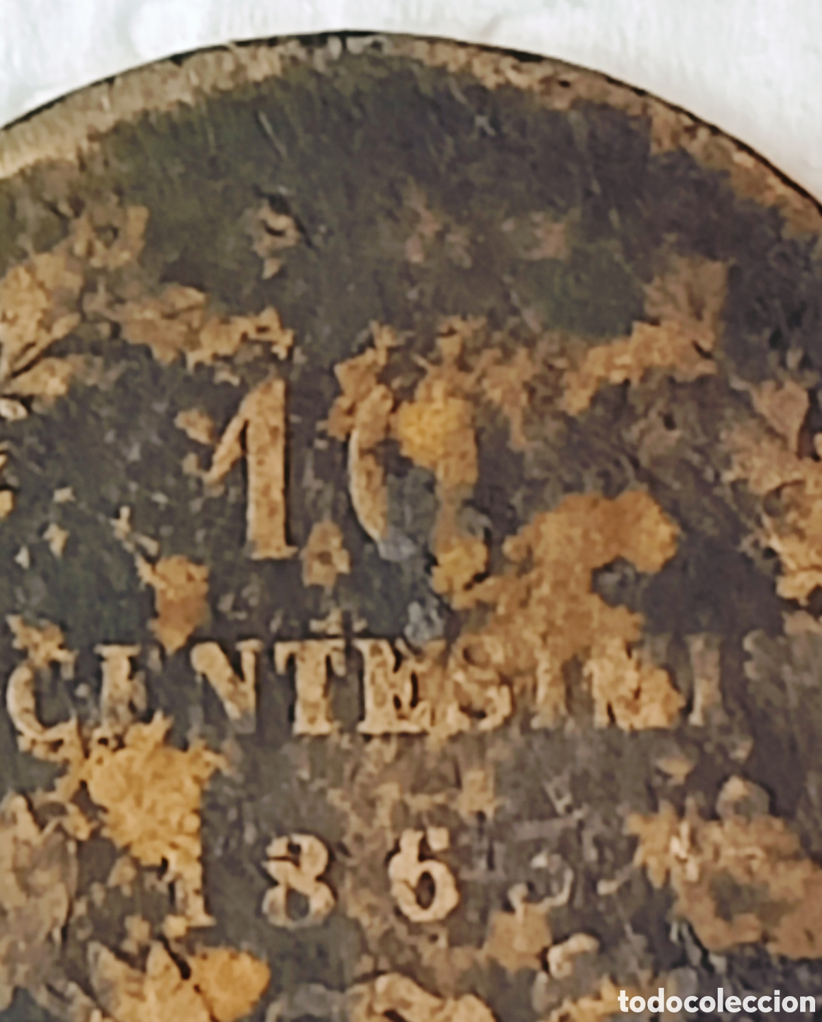 Monedas con errores: Moneda Vittorio Ema.II (1863) error Combinado - Foto 16