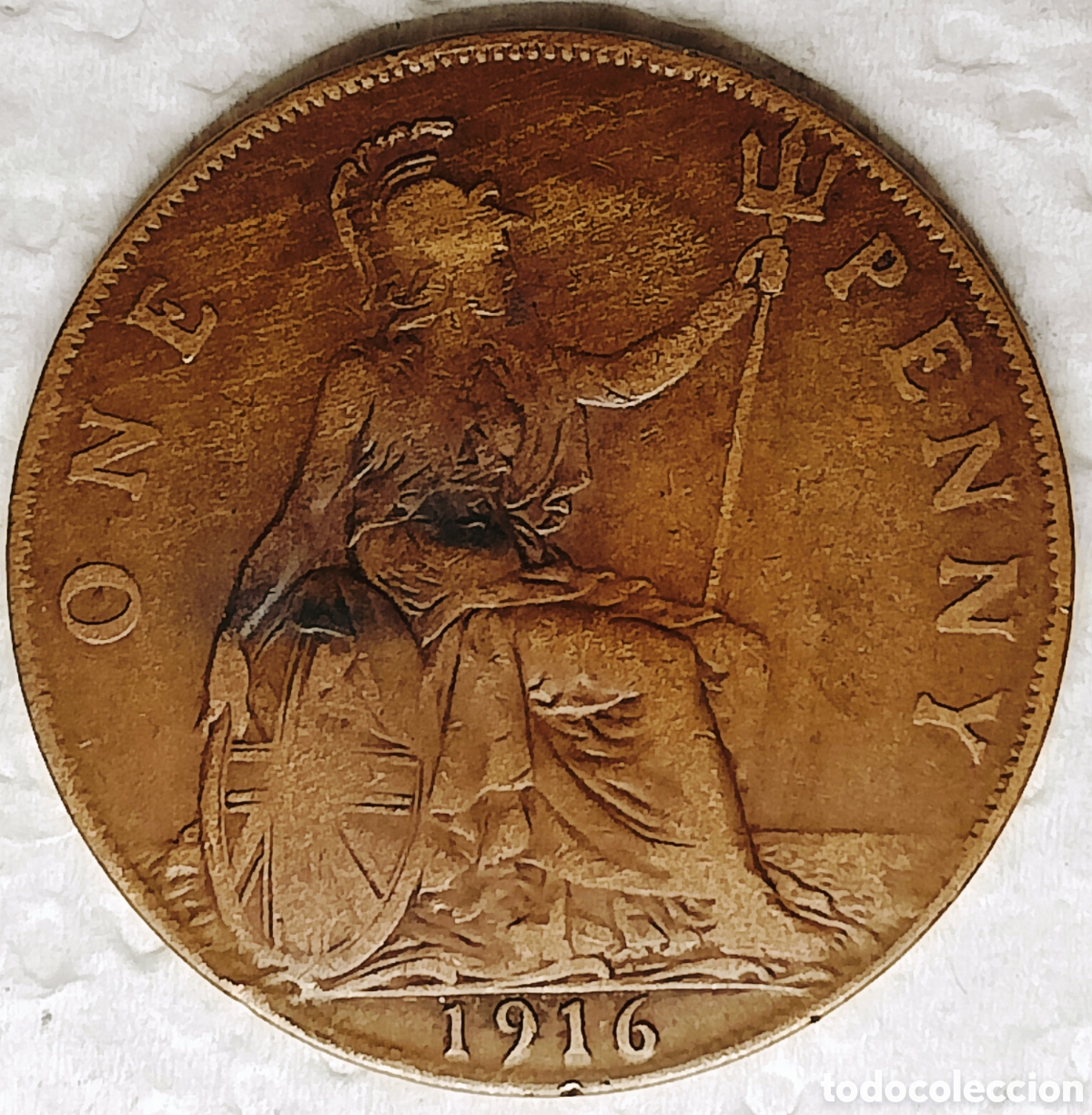 Monedas con errores: Moneda R.Unido (1916) variante SC - Foto 9