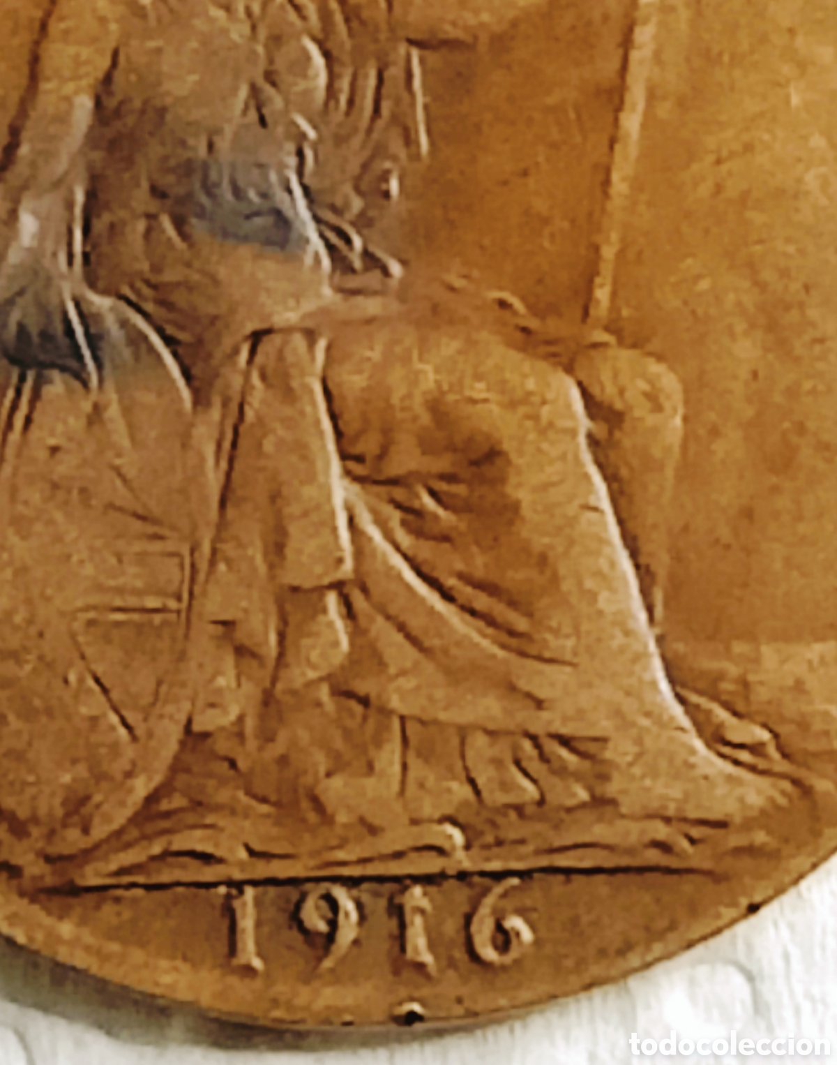 Monedas con errores: Moneda R.Unido (1916) variante SC - Foto 21